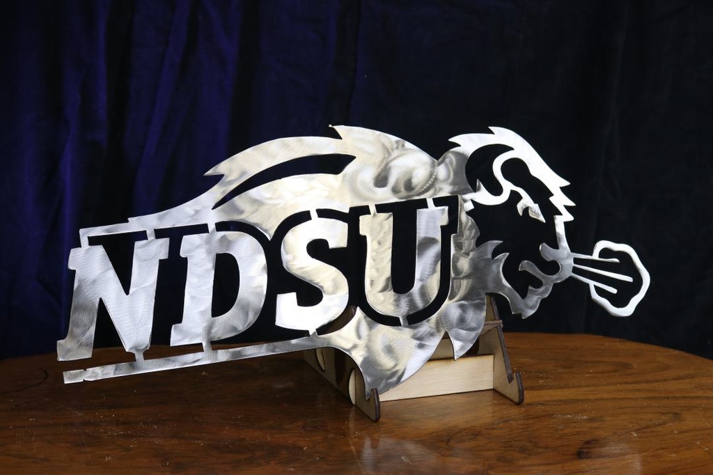 NDSU sign - Metal (Siver) - side 2